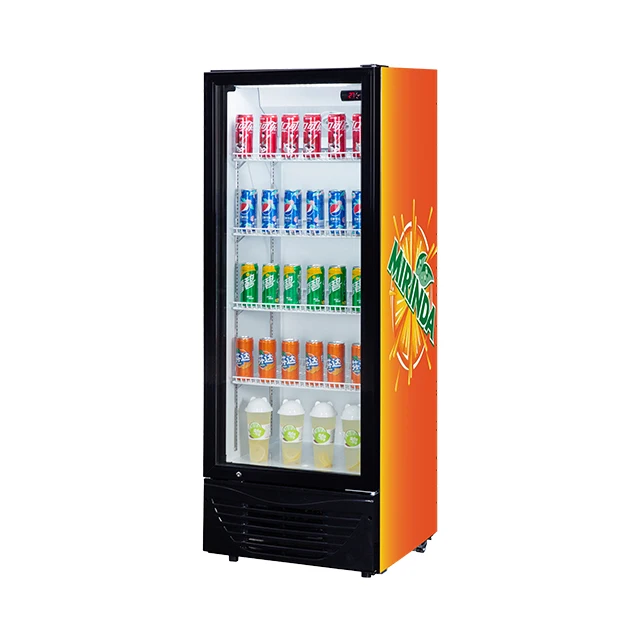 Fan Display Refrigerator Portable Gas Compressor Painting Cooling Top Wine And Beverage Coolers