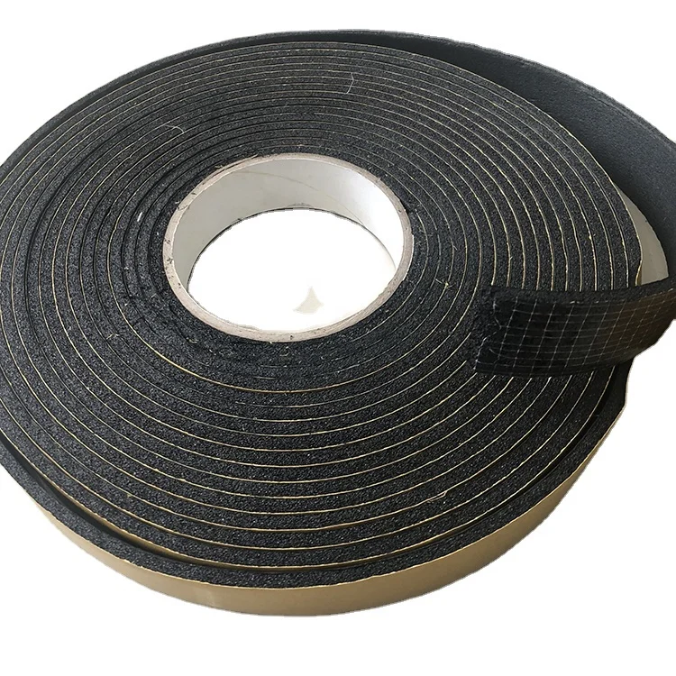 Self Adhesive Hot Melt Rubber Foam Insulation Tape Strong Adhesive Plate Mounting Tape