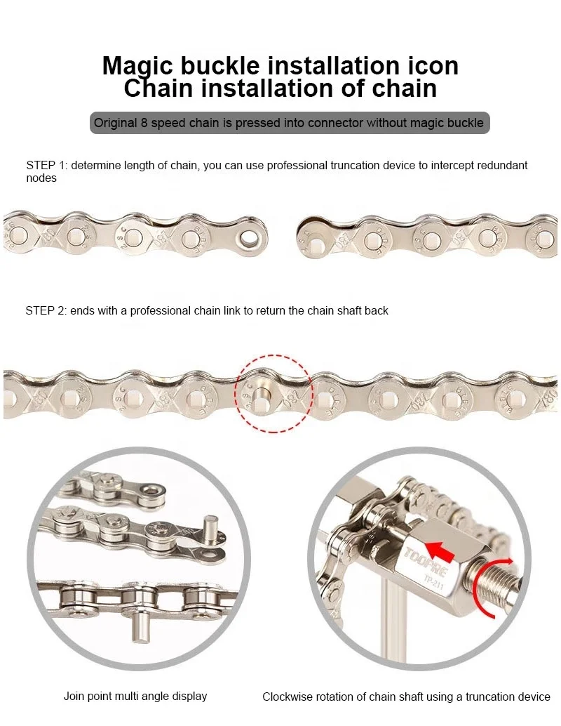 Mtb Bike Chain Mountain Road Single 6 7 8 9 10 11 Speed Velocidade MTB Chains 116L Silver Part Link Bicycle Accessories