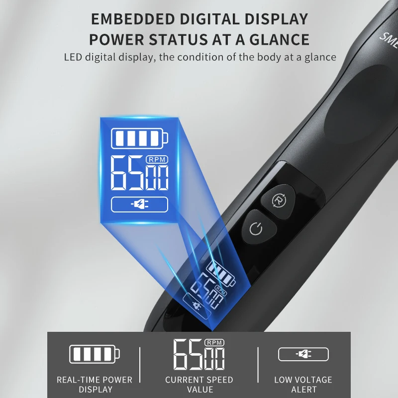 Amazon best sales electric trimmer professional hair clipper  lcd professional hair trimmer cordless hair clippers for men