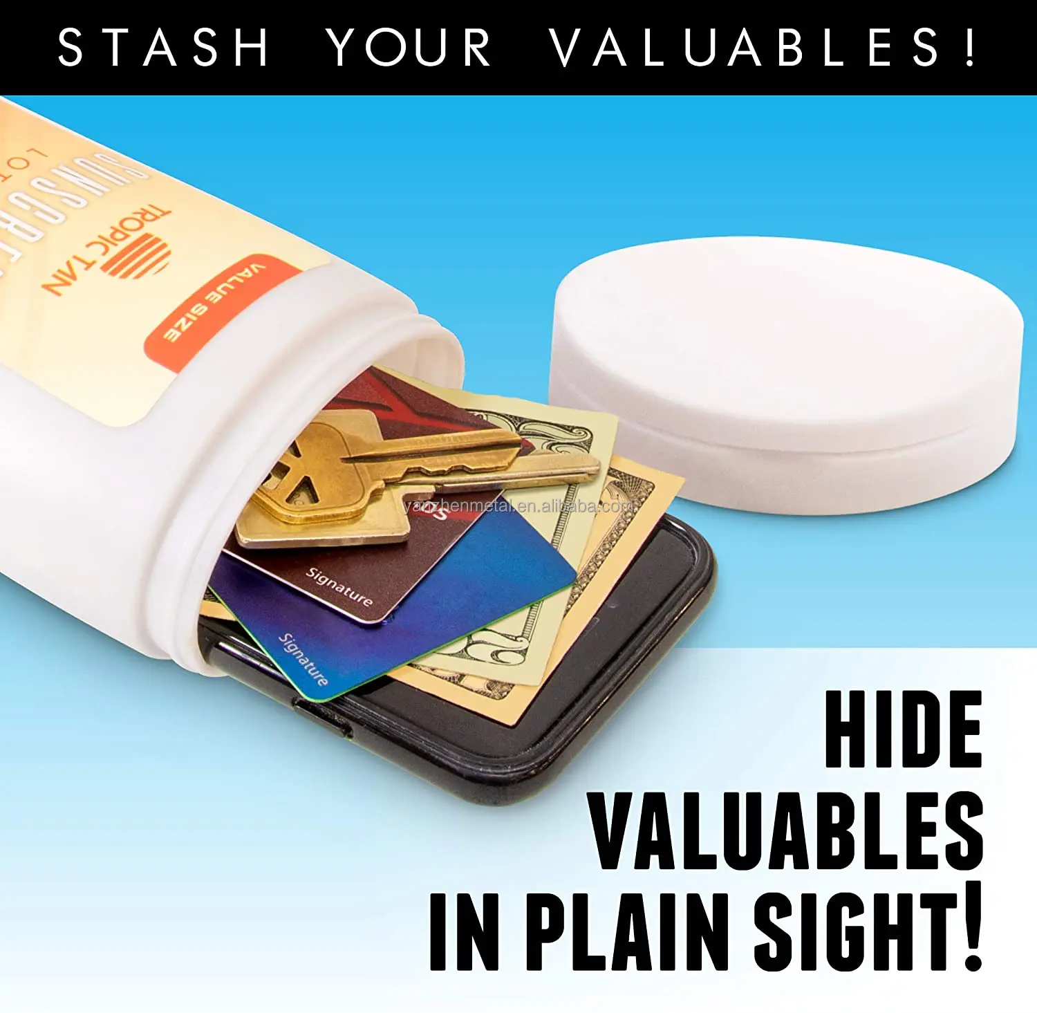 Sunproof safe-safely hide valuable