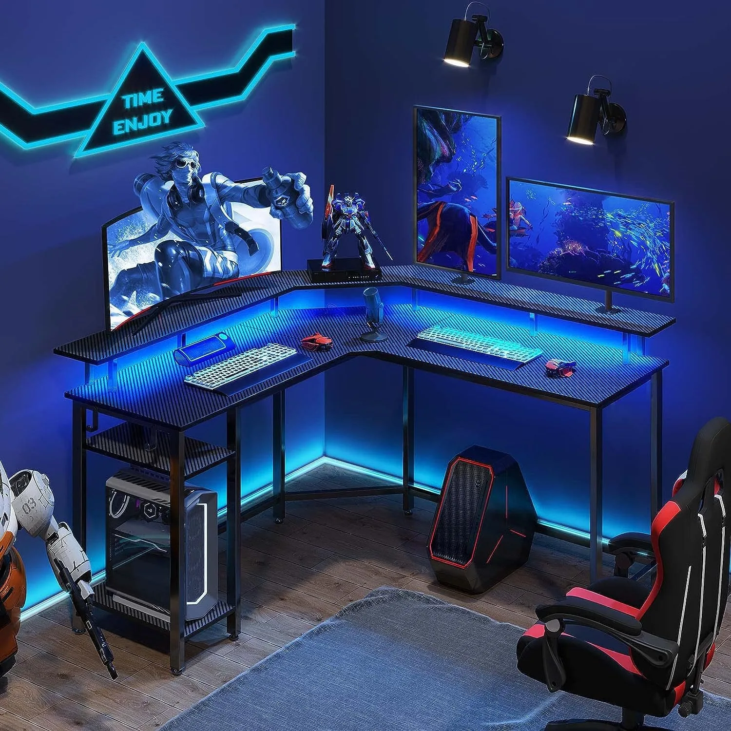 Игровой стол RGB с подсветкой