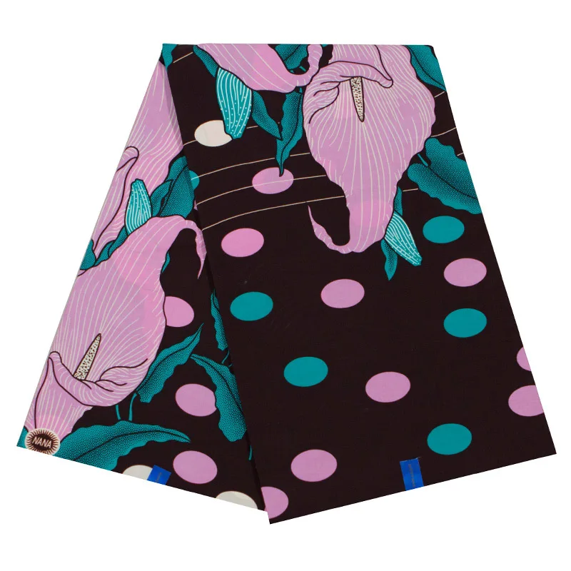 6 yard of African ethnic batik Ankara Plain Printed 100% cotton for trousers shirts suits wax fabric