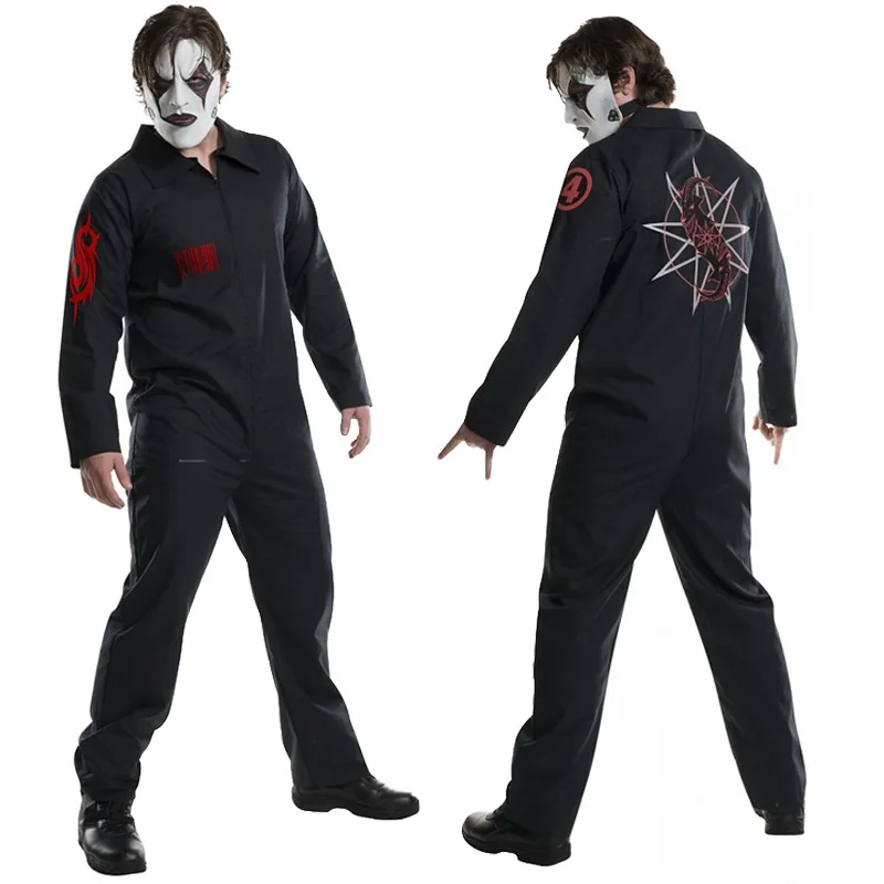 Halloween Slipknot Cosplay Costumes Slipknot Jumpsuits Performance Clothes TV & Movie Costumes No. 8 No. 4 Bodysuits