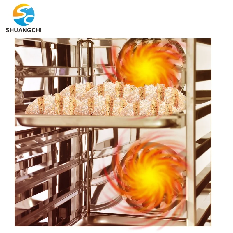 Professional bakery 7 tray commercial pizza baker oven bread chicken electric convection oven baking built-in oven