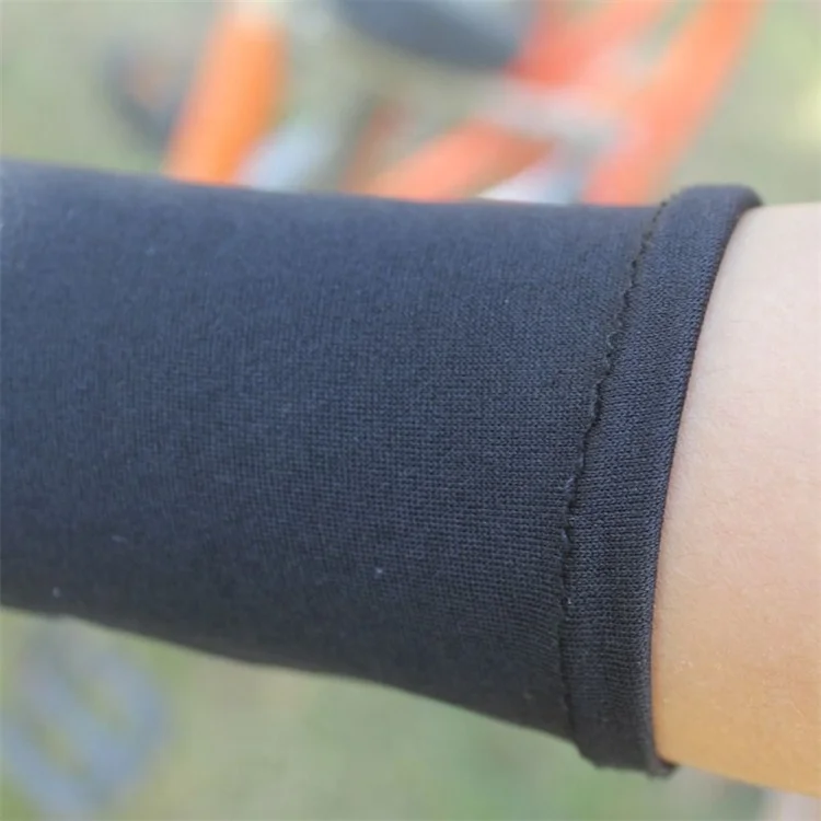 Muslims Arab Black Glove For Women Sun proof Arm Cover Embroidery Long Arm Sleeves Full Finger Arabian Hijab Hand Gloves