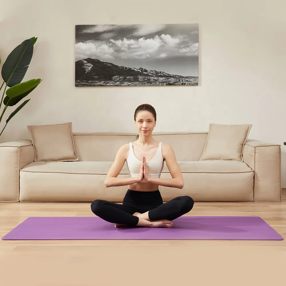 High Quality Polyurethane Yoga Mat Purple