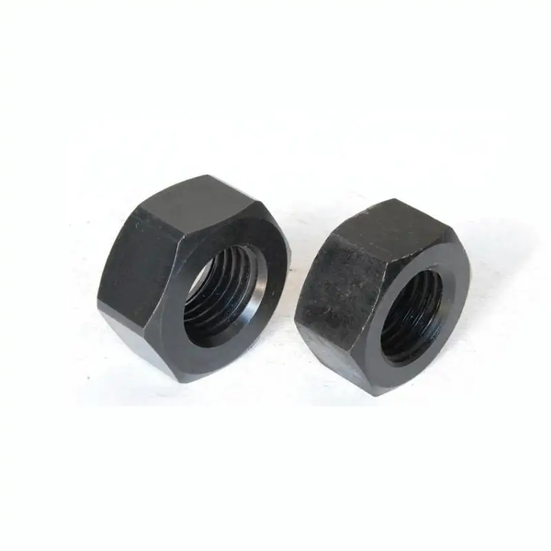 High strength nut  GB 6170  high quality productions  black oxide  different sizes   fine thread and coarse thread M5-M42