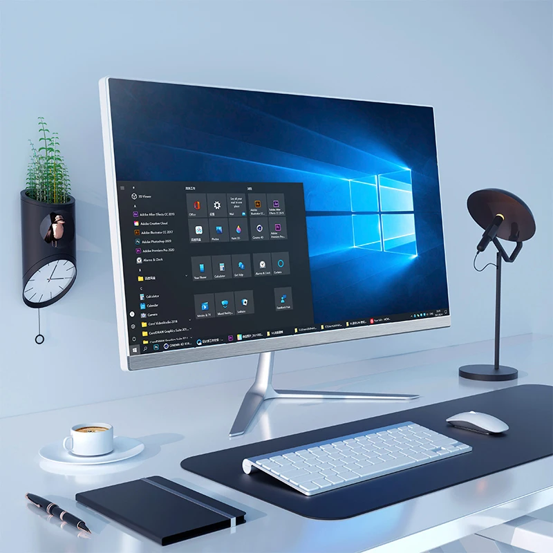 23.8 27 inches touch screen desktop aio computer all-in-one all in one