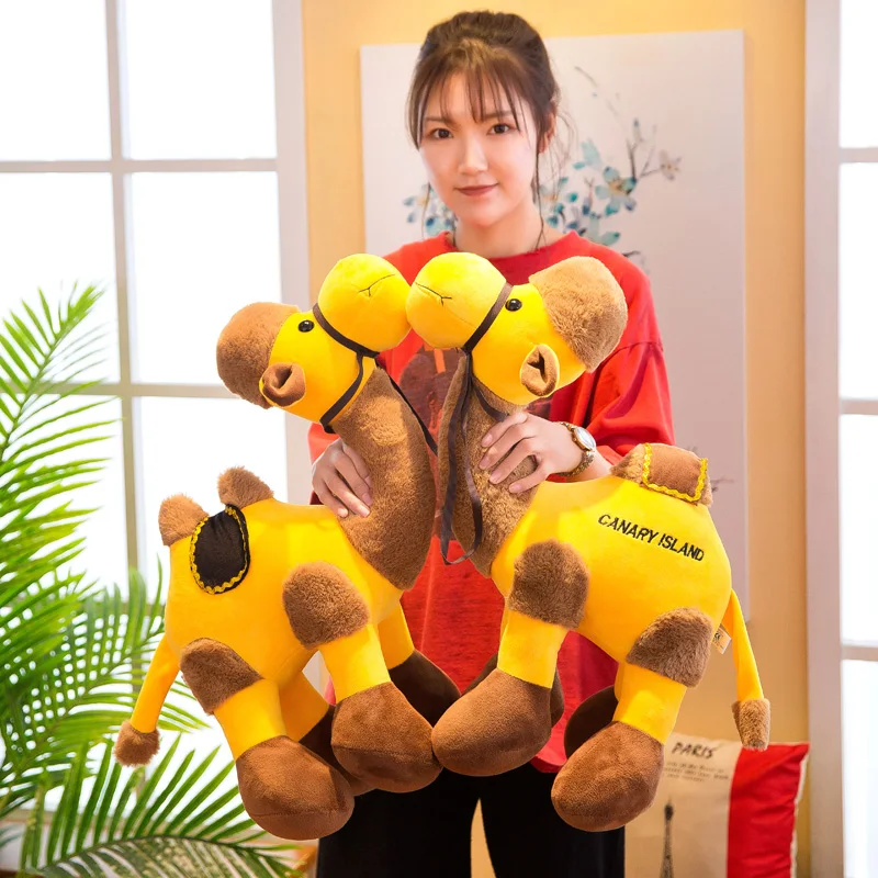 Birthday Christmas Gift Oem Stuffed Animal Standing Sitting Toys For Kids Cuddlekins Beanie Camel Plush