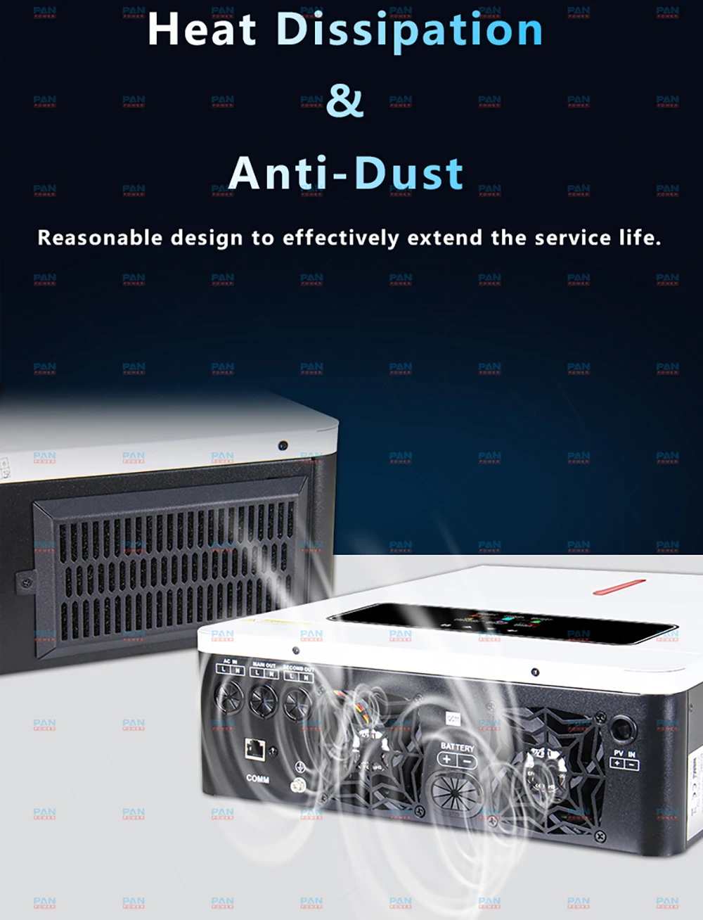 Inverter and Controller All In One 3KW 3.6KW 6KW 6.2KW Off Grid Hybrid System Solar Inverter With MPPT