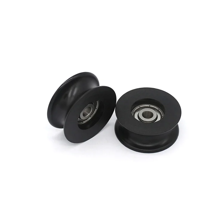 Sliding door roller wheel size 8*40*20.7 mm u groove pulley wheel with 608 bearing