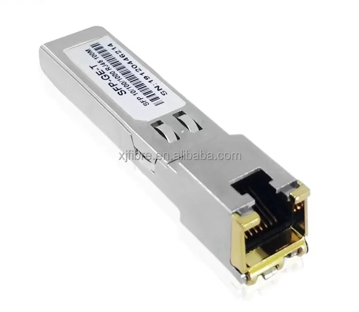 Gigabit Ethernet SFP-GE-T 1000BASE-T SFP 100m Copper RJ-45 transceiver module
