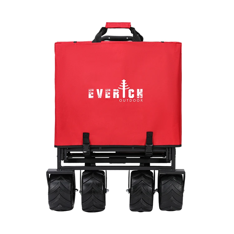 Convenient Camping Wagon Cart: Foldable Outdoor Wagon for Utility Use