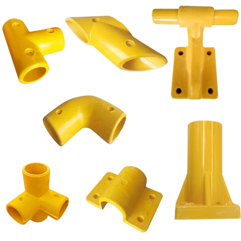 Original Factory frp Handrail Fittings Elbow frp handrail connector railing fitting