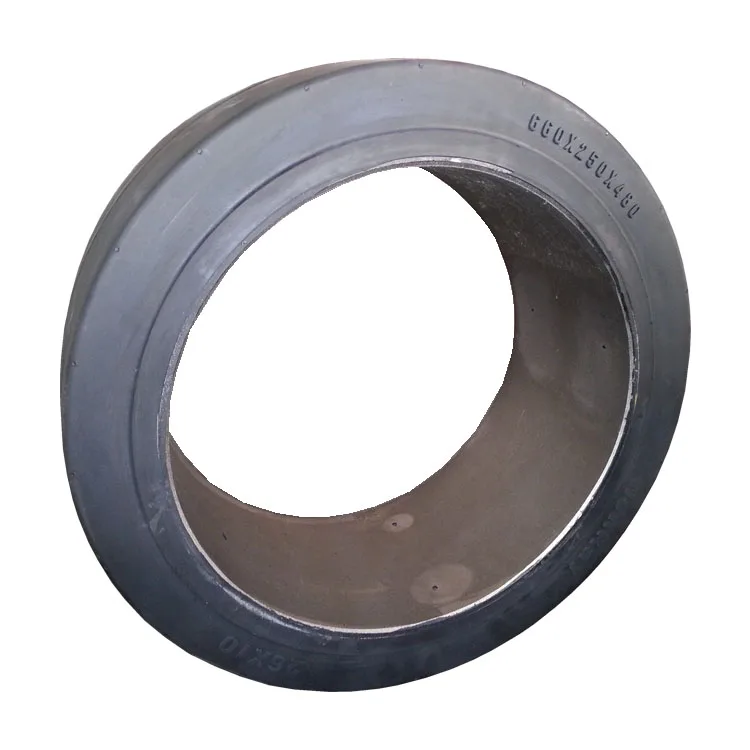 Road Milling Machine smooth Solid Tyre 26x10 (660x250x480) for Wirtgen W1000f 125782 Tire