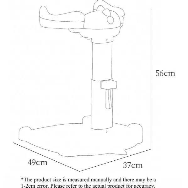 Cartoon Dinosaur Safety Huggable Bath Tower Baby Shower Assistance Baby Bathing Stand Support Suit For 5-24 Months Baby Toddler