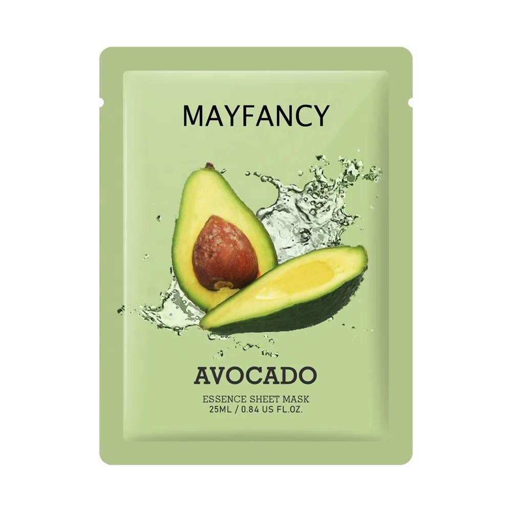 Маска для лица MAYFANCY из авокадо хлопковая жидкий Женский увлажняющий крем косметический уход за кожей натуральный размер путешествий 3 года