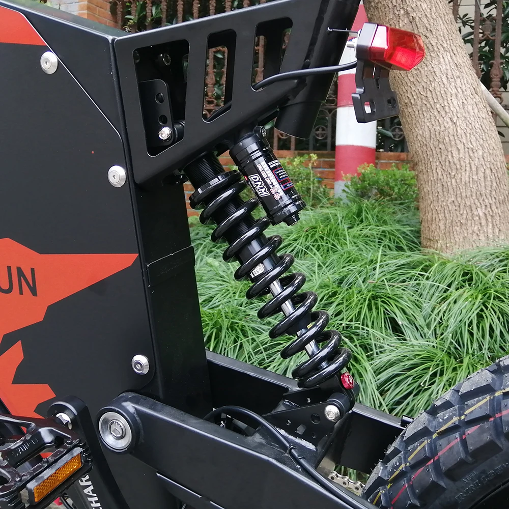 RisunMotor Ebike Rear Shock DNM RCP-2S Downhill Mountain eBike Air Rear Shock 190mm 200mm 210mm 220mm 240mm 265mm shock absorber