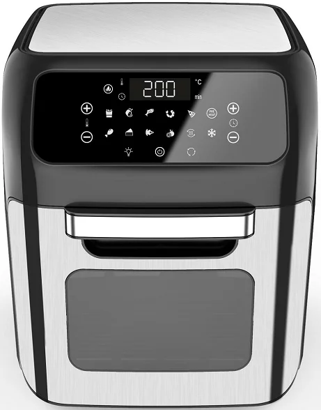 12L Digital AIR FRYER Oven LED show Large capacity multi-function Stainless steel high-end 1800W high-power 110 127  220 240V