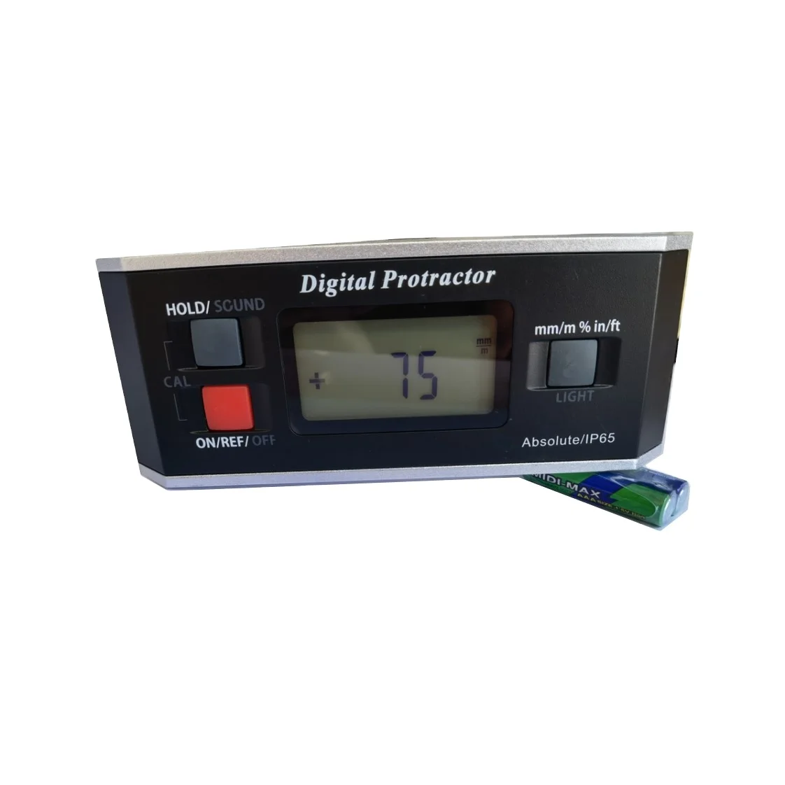 Портативный электронный инклинометр 360 градусов Водонепроницаемый цифровой транспортир