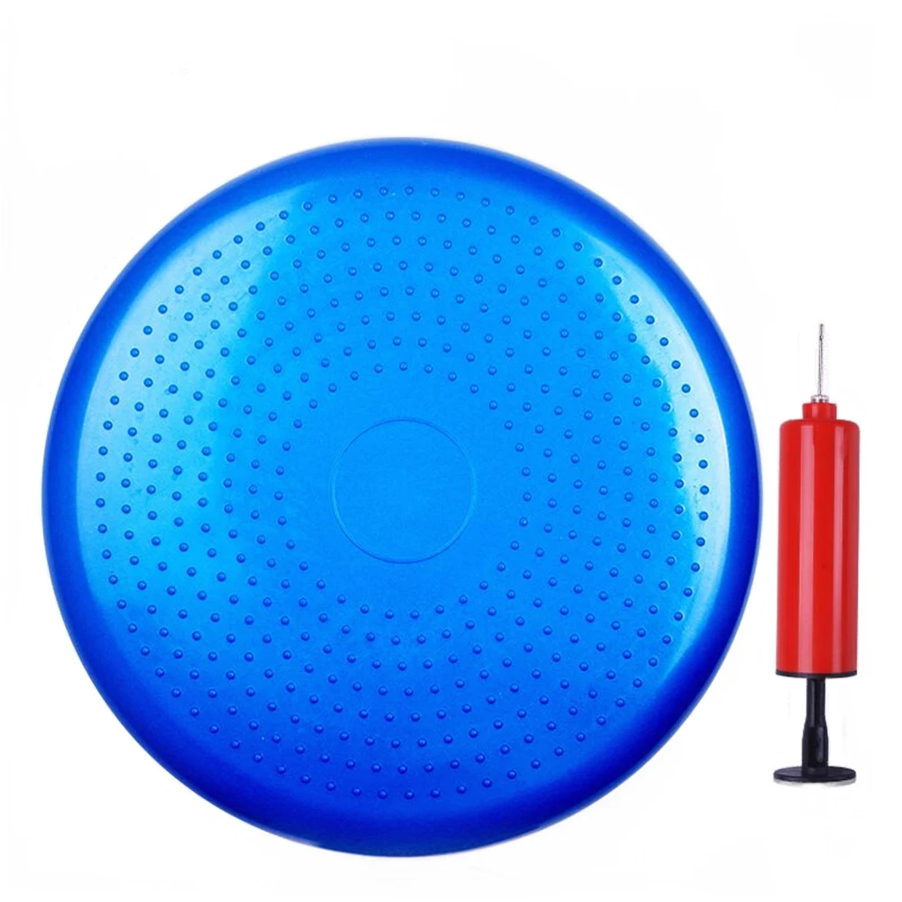 Thickened Explosion-proof Yoga Massage Air Cushion, Balance Disc for Fitness Feet Training with hand pump Stock Wholesale