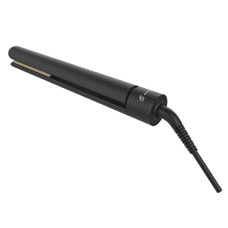 Custom Ceramic Titanium Hair Flat Iron With LOGO Professional Stylist Hot Tool