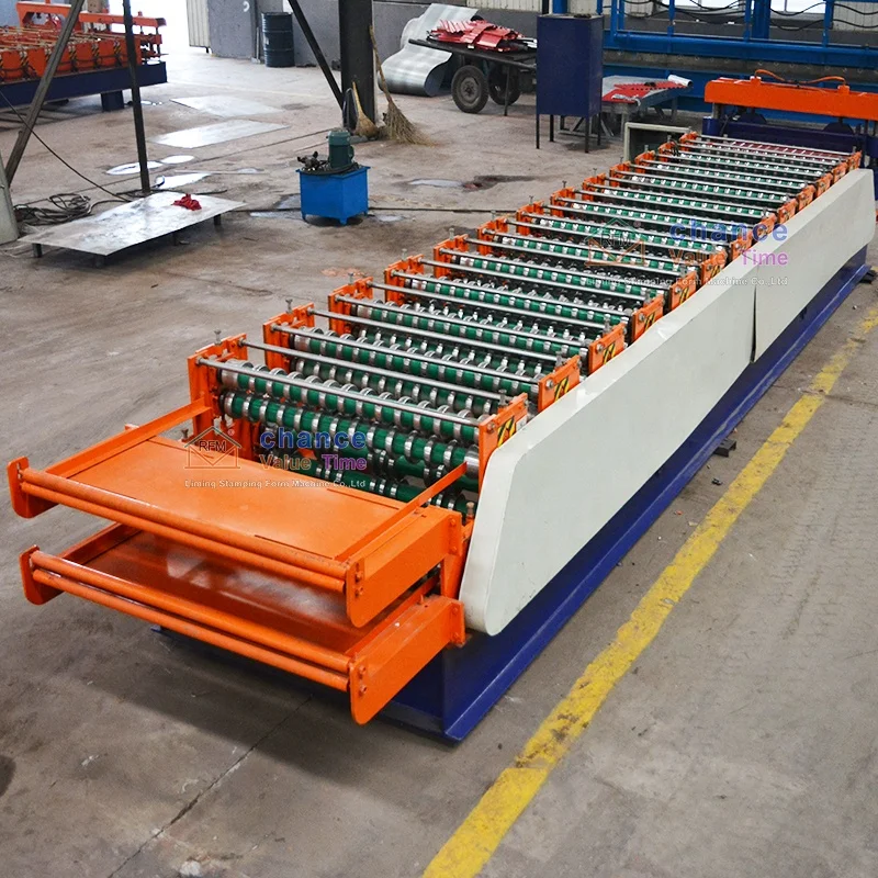 Multifunctional Double Layer Roof Sheet Roll Forming Machine  corrugated Iron Sheet Machine Can satisfy different requirements