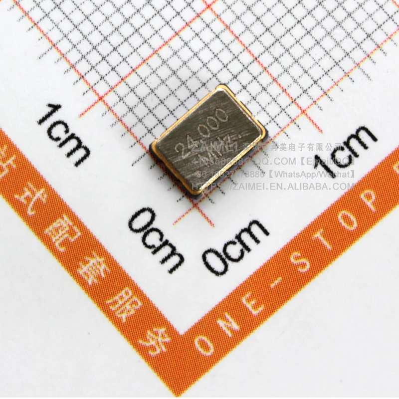 Активный кварцевый генератор SMD объем 5*7 мм 24 МГц от мес. до 4-pin с украшением в виде кристаллов тактовый