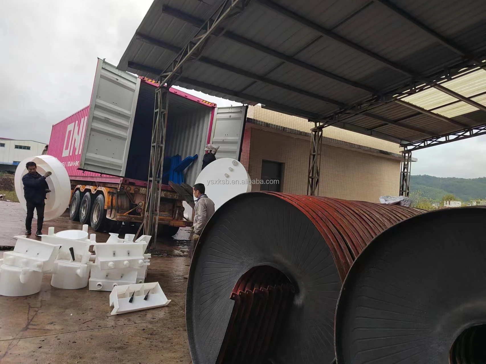 2024 New product sand gold washing plant spiral chute gravity separator machine coal processing plant 2-4 mm size for sale