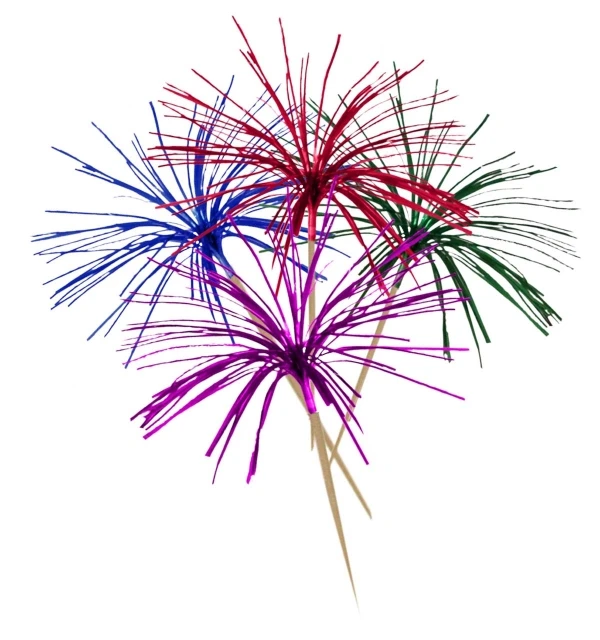 bamboo wood cocktail party picks Firework toothpick palm picks