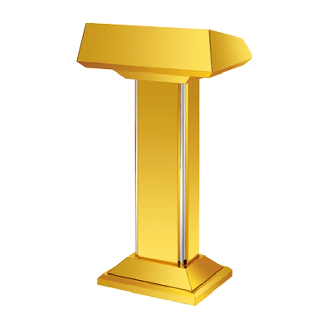Best Selling Factory Direct Speech Podium Cheap Commercial Furniture for College Church Hall Lecture Theater Reception Desk