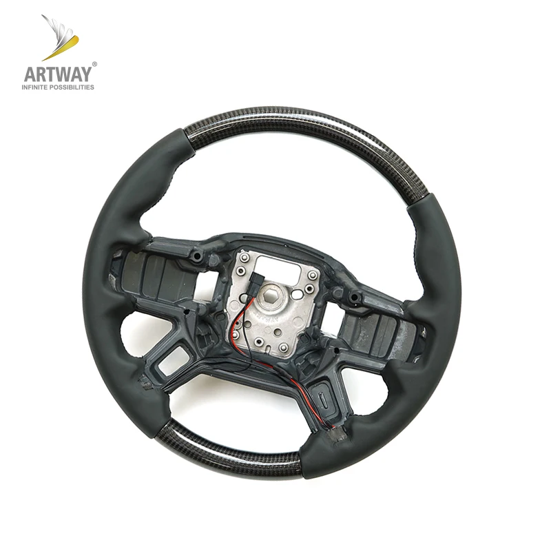 New Defender L663 90 110 High Quality Alcantara Carbon Fiber Steering Wheel For Land Rover