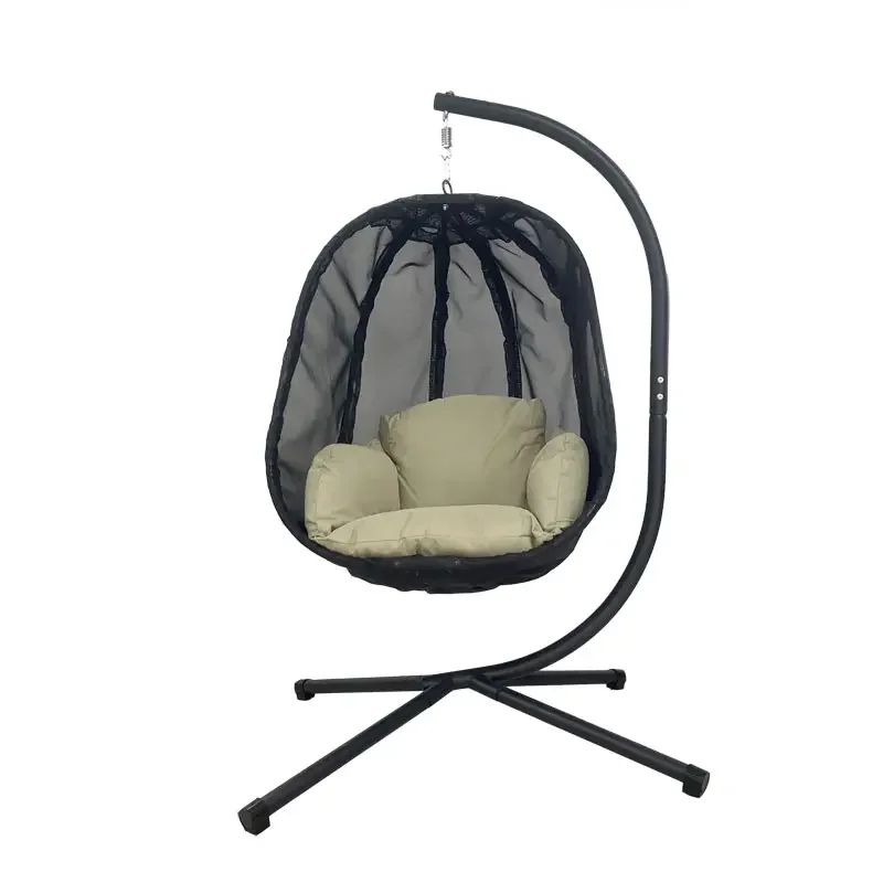 DAIJIA Comfortable Pet House Cat Dog Rattan Relaxing Hanging Swing Chair
