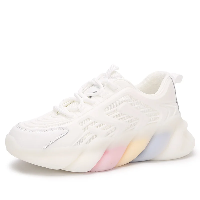 , Которая производится в округе Вэньчжоу фабрика OEM и ODM дизайнерская элегантная обувь на каждый день; Женская обувь с подсветкой, вес для использования на природе, для прогулок Спорт на открытом воздухе спортивная