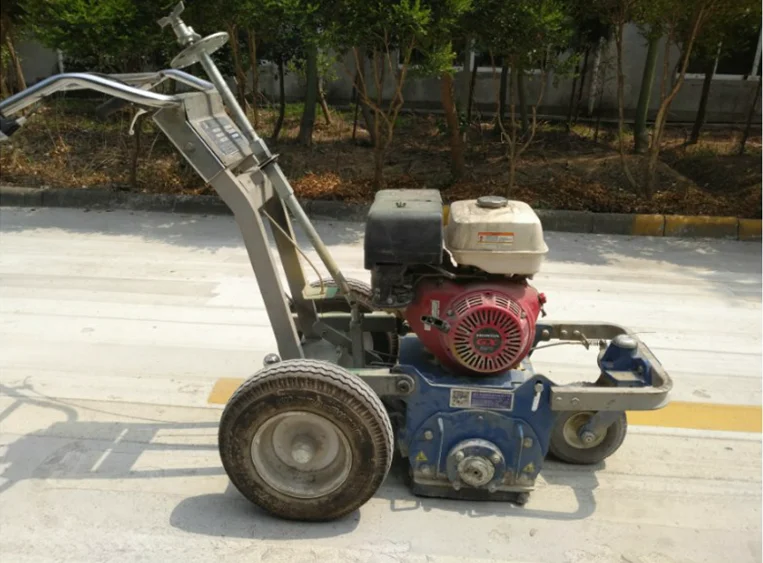 Hand Push Concrete Asphalt Removal Machine Road Line Remover Machine
