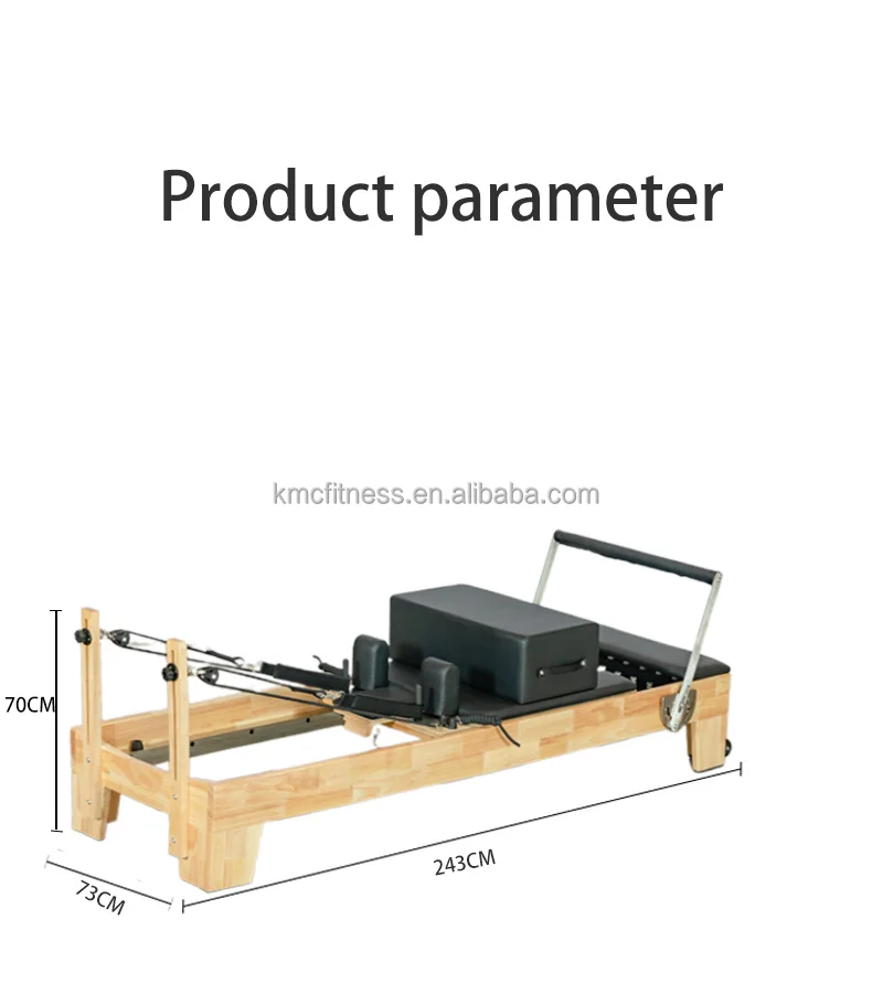 Home Studio Pilates Reformers Wood Pilates Reformers Factory Hot Sale Gym Pilates Reformers