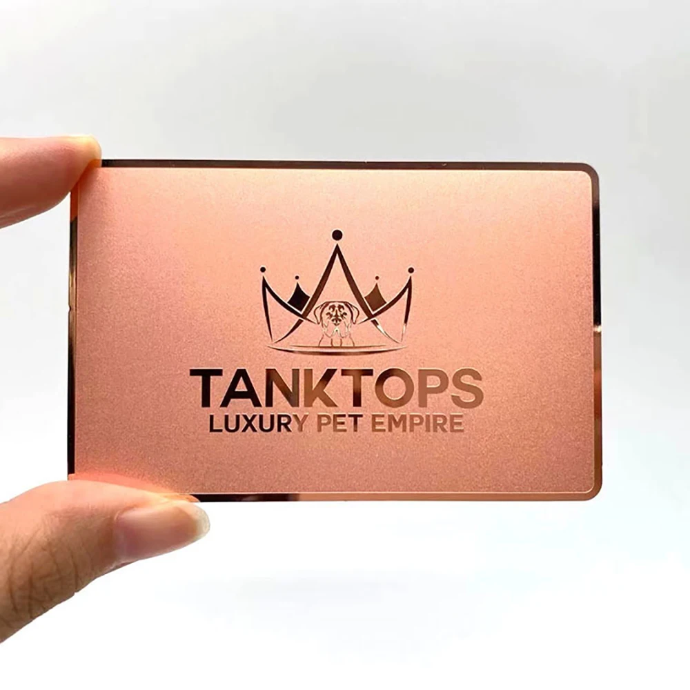 Metal Business Cards Luxury Etch Custom Gift Membership Card Business Cards