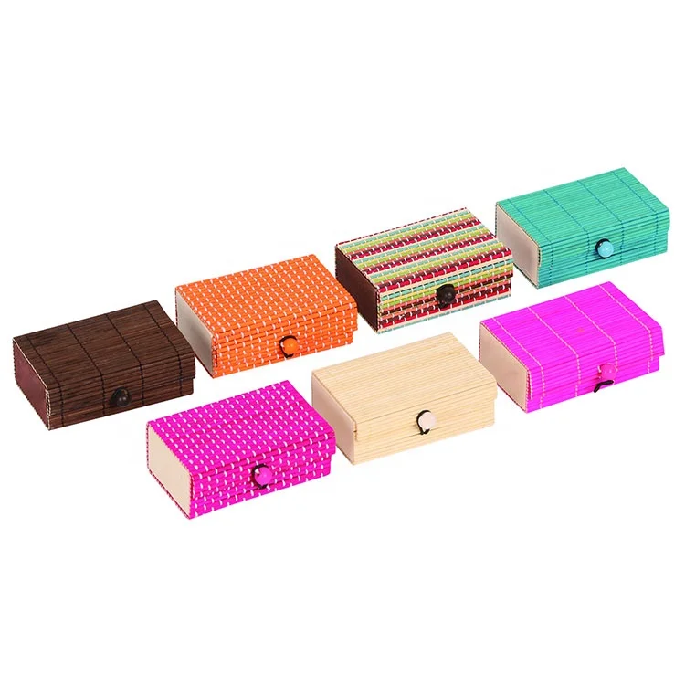 Eco-friendly Graceful Multicolor Bamboo Chocolate Candy Food Box