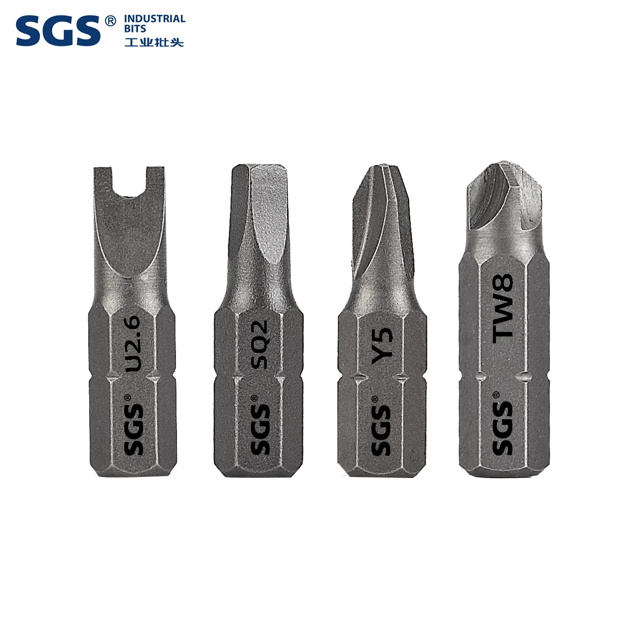 Завод-производитель SGS, прочная Магнитная отвертка 6,35 мм, материал S2, 25 мм, одноголовочная отвертка с крестообразным шлицем Pozi Hex Torx, промышленная отвертка