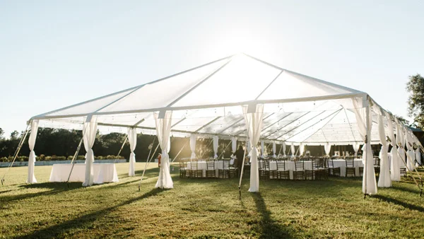 1000 People Marquee Clear Roof Outdoor Transparent Wedding Tent For Luxury Wedding Party Event