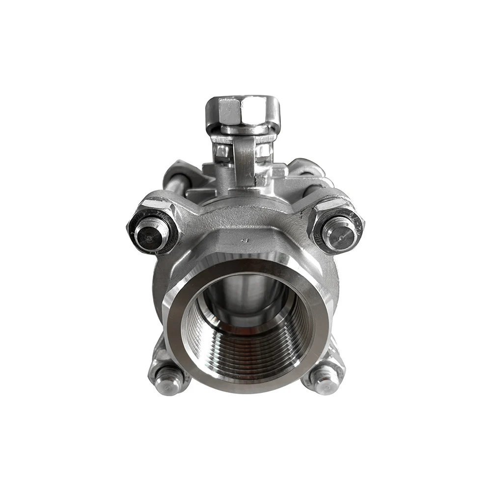 3PC Female Threaded /SS304 /316 /OEM BSPT 1000wog fluid gas Oil Valve