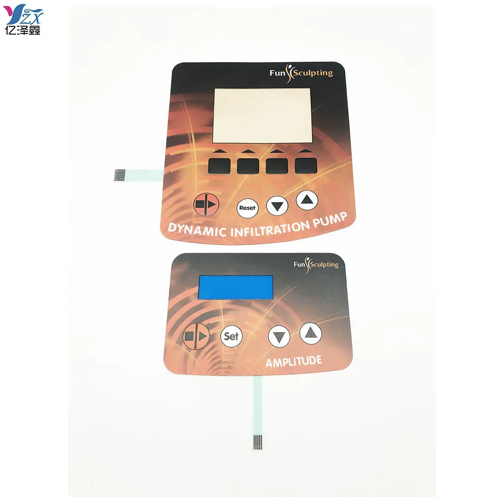 embossed key Push Button Membrane Overlay Led Switch Panel Keyboard Metal Dome Membrane Switch for medical consumer electronics