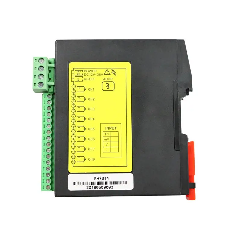 4 Channel Super Thin DIN35 DCS/PLC/HMI Isolated 0-5V/1-5V/0-10V/0-10ma/0-20ma/4-20ma Analog Output Module with RS485 MODBUS