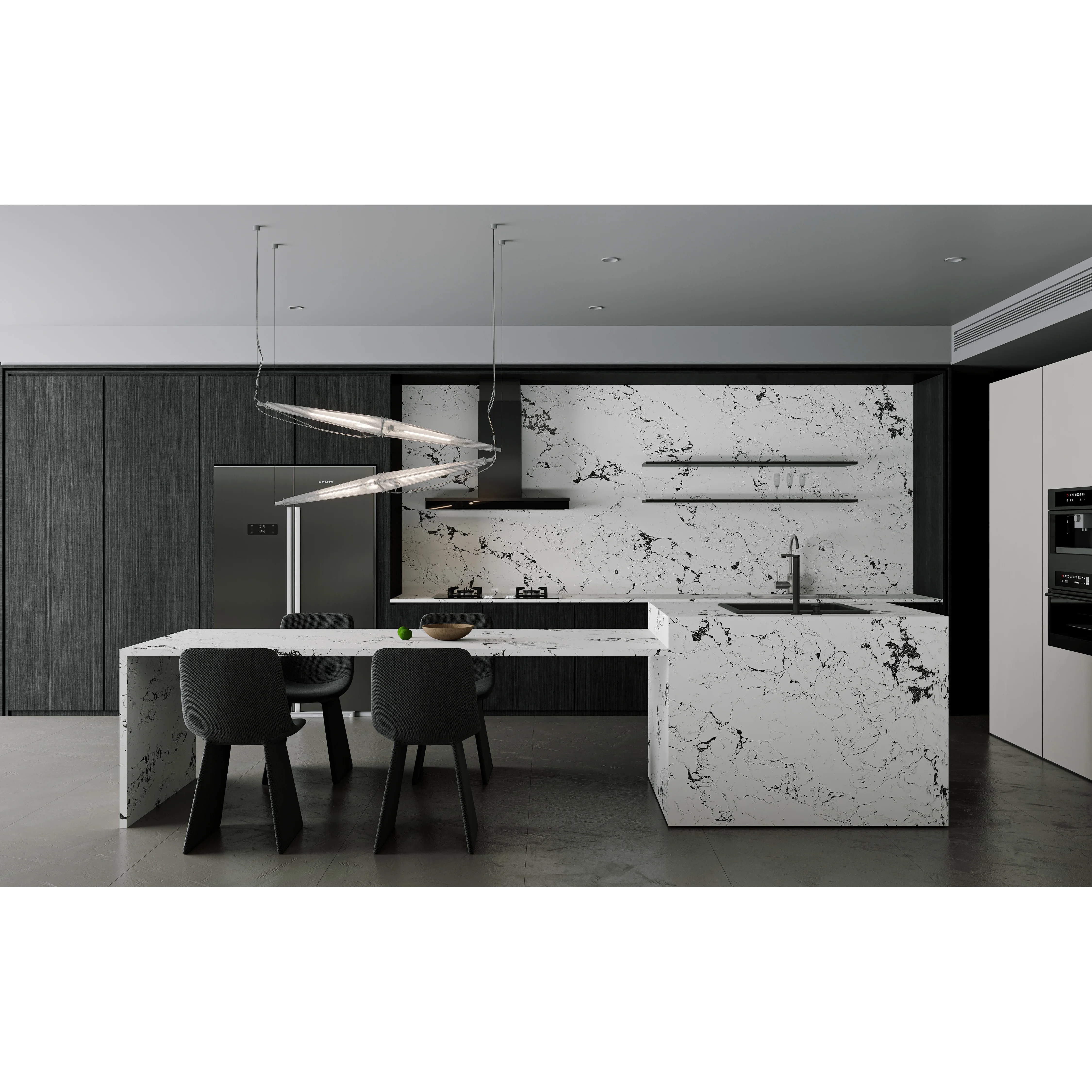 High Quality 2cm 3cm Artificial Quartz Stone Slabs for Kitchen Table Top Sheet