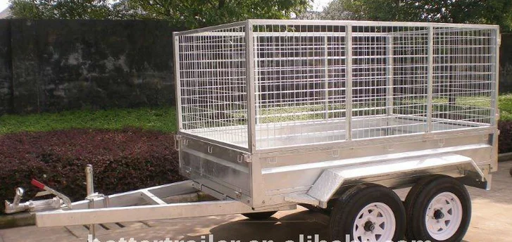 ATV cage box trailer tipping in hot galvanizing  A17 7*5