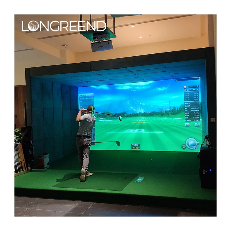 LONGREEND bravo golf simulator Indoor golf simulator Home golf simulation equipment swing trainer