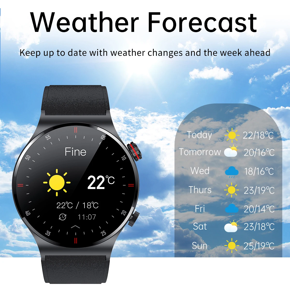 LIGE 2022 New Calling Smart watch Men Full Touch Screen Sports Fitness Watch is Suitable For Android ios Smartwatch