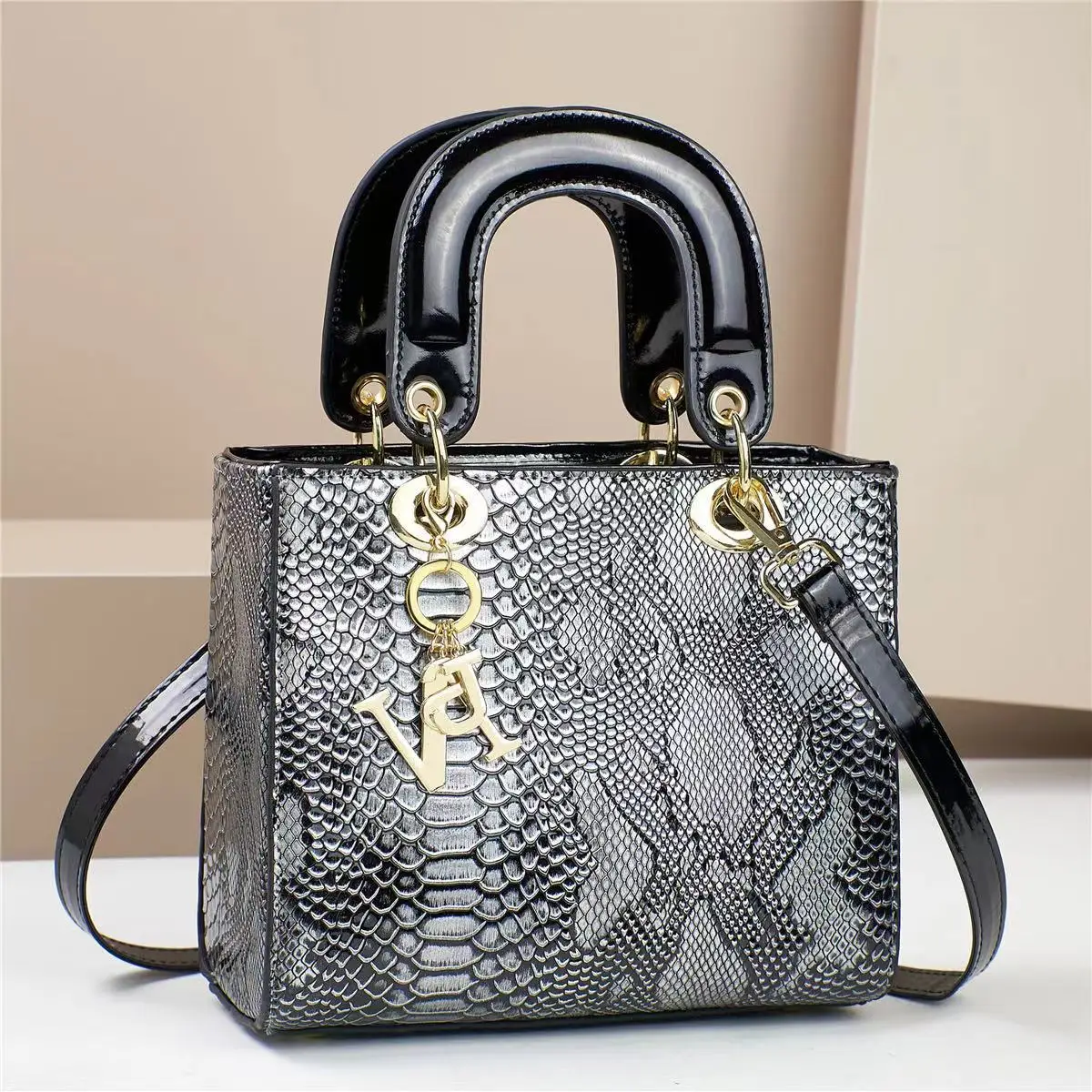 High Quality  Women Handbag  2024 Designer Crocodile Embossed  Ladies Handbag Fashion Crossbody Shoulder Tote Bag for Women