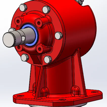 GTM 30HP right angle lawn mower gearbox